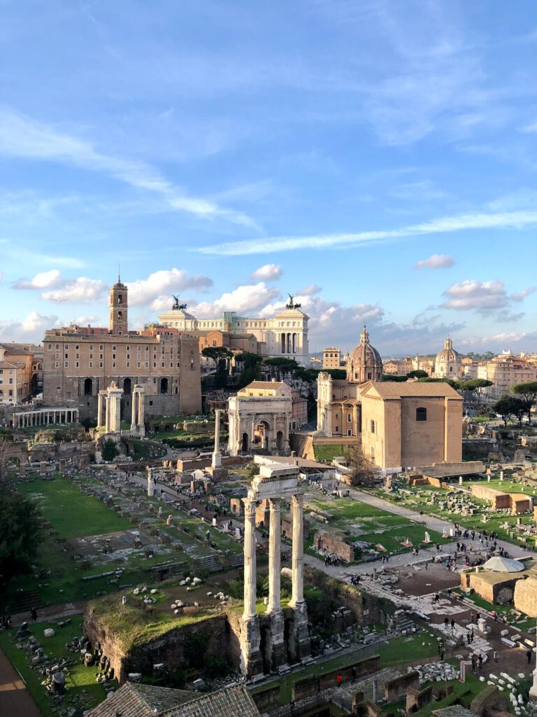 Step back in time to the heart of ancient Rome and explore the ruins of the Roman Forum, a bustling marketplace and political center that witnessed the rise and fall of an empire.

