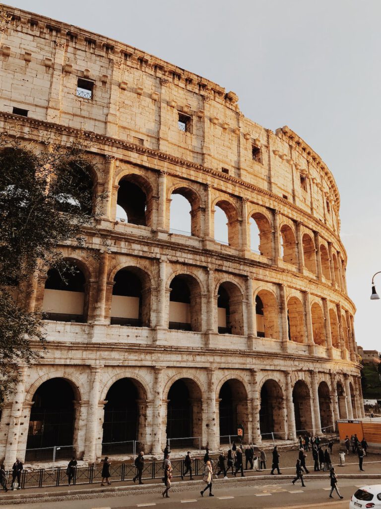 Step back in time with a visit to the Colosseum, an iconic Roman amphitheater that once hosted gladiatorial contests and public spectacles.

