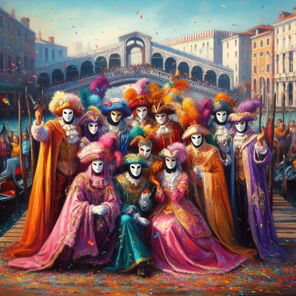 Unleash your inner Venetian spirit and immerse yourself in the enchanting spectacle of Carnevale di Venezia, a dazzling masquerade of colors, costumes, and revelry.

